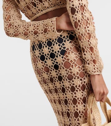 Bella crochet cotton crop top | Anna Kosturova