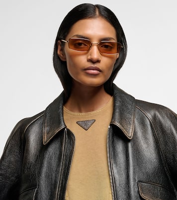 Logo rectangular sunglasses | Prada