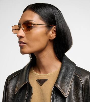 Logo rectangular sunglasses | Prada