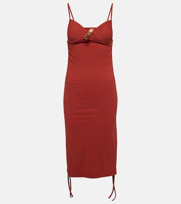 Abito midi Nebular con cut-out | Christopher Esber