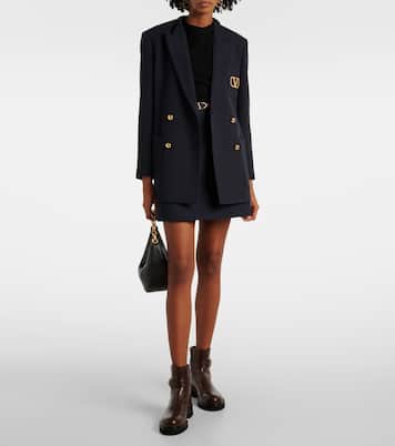 VLogo Locker 40 leather ankle boots | Valentino Garavani