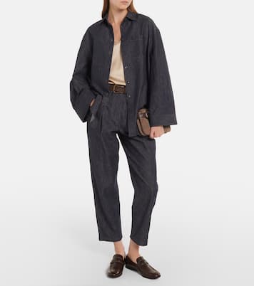 Jean slim à taille mi-haute | Brunello Cucinelli