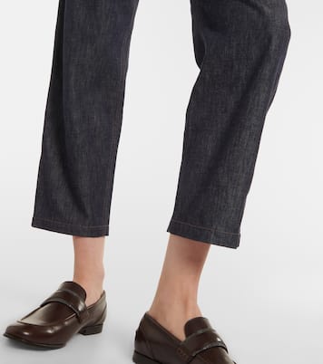 Jean slim à taille mi-haute | Brunello Cucinelli