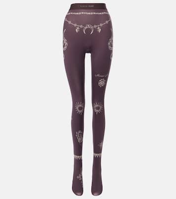 Printed jersey tights | Marine Serre