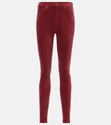 Pantaloni slim in velluto a coste a vita alta | 7 For All Mankind