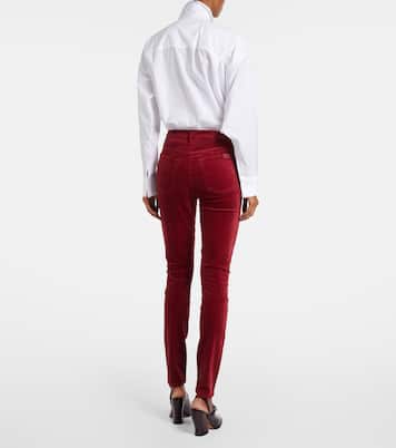 Pantaloni slim in velluto a coste a vita alta | 7 For All Mankind