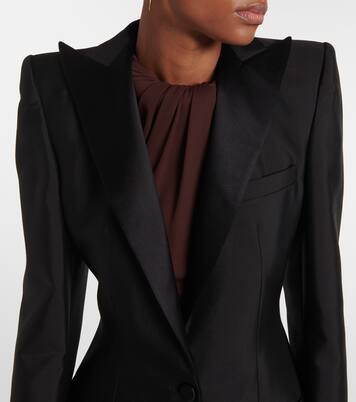 Cappotto in lana e seta | McQueen