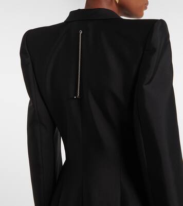 Cappotto in lana e seta | McQueen