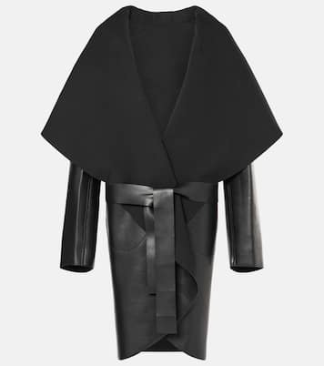 Cappotto reversibile in similpelle | Norma Kamali