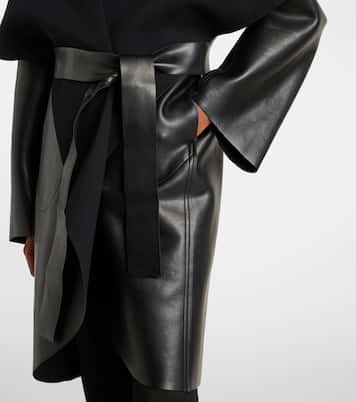 Cappotto reversibile in similpelle | Norma Kamali
