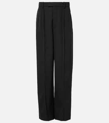 x RHW Web wool wide-leg pants | Wardrobe.NYC