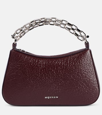 Borsa a spalla McQueen T-Bar Mini in pelle | McQueen