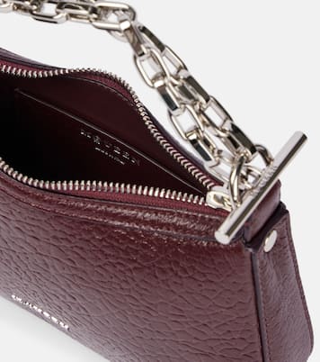 Borsa a spalla McQueen T-Bar Mini in pelle | McQueen