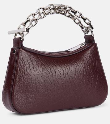 Borsa a spalla McQueen T-Bar Mini in pelle | McQueen