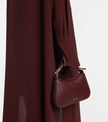 Borsa a spalla McQueen T-Bar Mini in pelle | McQueen