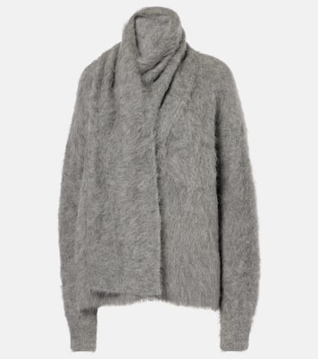 Pullover in misto alpaca con sciarpa | Toteme