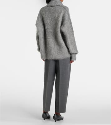 Pullover in misto alpaca con sciarpa | Toteme