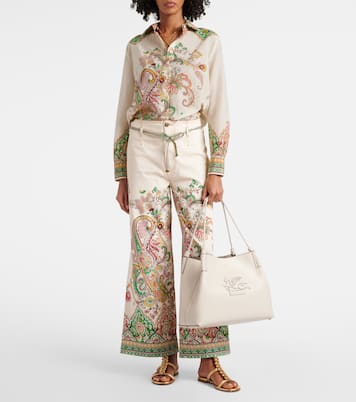 Borsa Libra Large in pelle | Etro