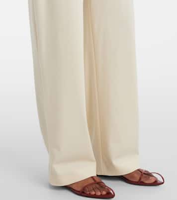 Pantaloni a gamba larga Larissa in misto lana | Fforme