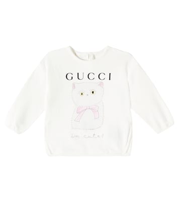 Bebé - sudadera de algodón estampada | Gucci Kids