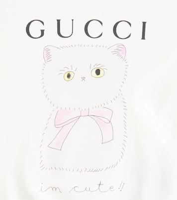 Bebé - sudadera de algodón estampada | Gucci Kids