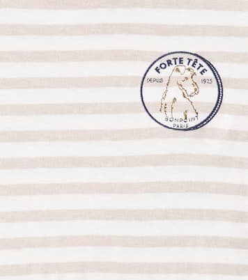 Camiseta Eidan de jersey de algodón a rayas | Bonpoint