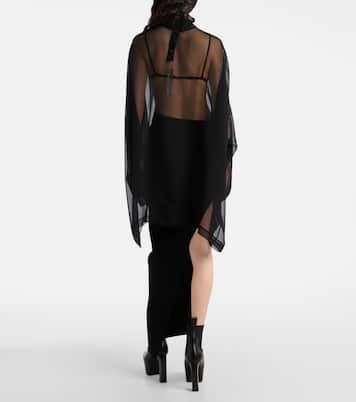Top Hollywood in chiffon di seta | Rick Owens