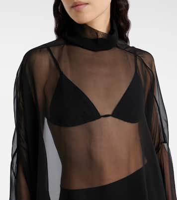 Top Hollywood in chiffon di seta | Rick Owens
