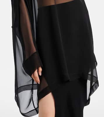 Top Hollywood in chiffon di seta | Rick Owens