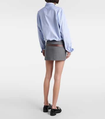 Minifalda con aplique | Prada