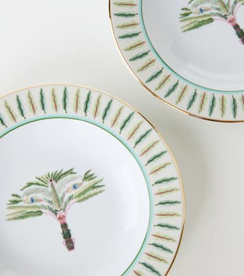 Eden set of 2 porcelain soup plates | La DoubleJ