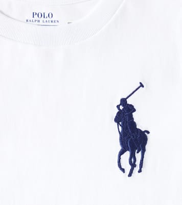 Embroidered cotton jersey T-shirt | Polo Ralph Lauren Kids