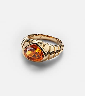 Anillo Timo de oro de 18 ct con citrino | Marina B