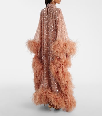 Casta Diva Sublime sequined tulle kaftan | Taller Marmo