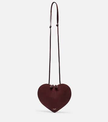 Le Cœur suede shoulder bag | Alaïa