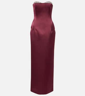 Abito lungo Noélie in raso | The New Arrivals Ilkyaz Ozel