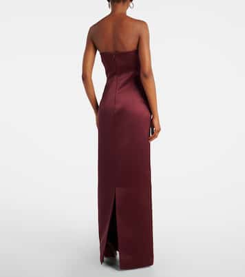 Abito lungo Noélie in raso | The New Arrivals Ilkyaz Ozel