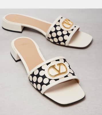 Pantoletten Plus De Pois VLogo | Valentino Garavani