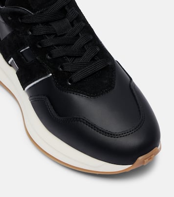 H641 suede and leather sneakers | Hogan