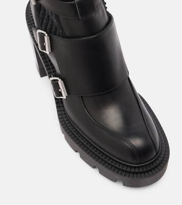 Cortinetta College 100 leather ankle boots | Christian Louboutin
