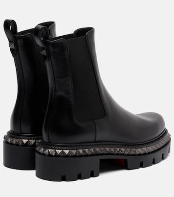 St Emilia embellished leather ankle boots | Christian Louboutin