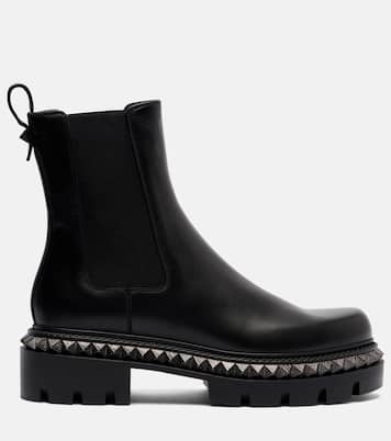 St Emilia embellished leather ankle boots | Christian Louboutin