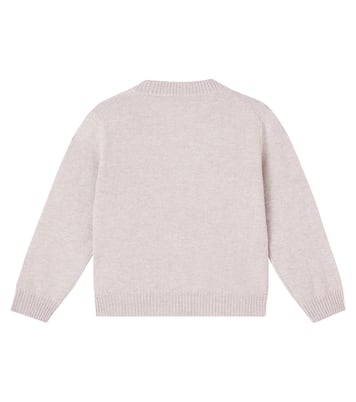 Embroidered cashmere cardigan | Brunello Cucinelli Kids