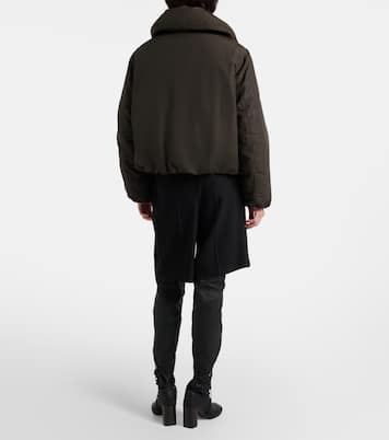Linen and cotton-blend down jacket | Lemaire