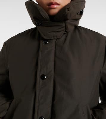 Linen and cotton-blend down jacket | Lemaire