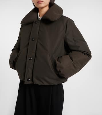 Linen and cotton-blend down jacket | Lemaire