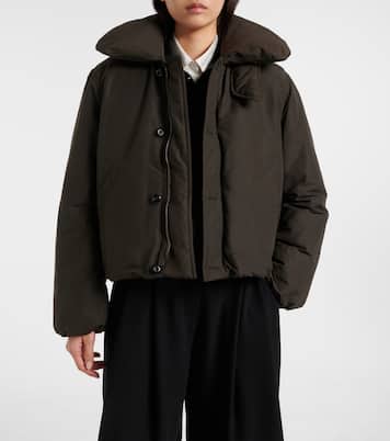 Linen and cotton-blend down jacket | Lemaire