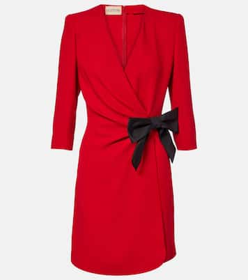 Bow-detail silk minidress | Valentino