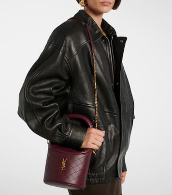Gaby leather bucket bag | Saint Laurent