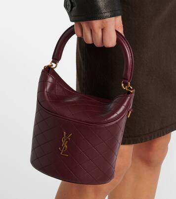 Gaby leather bucket bag | Saint Laurent